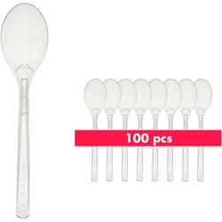 SP BERNER KITCHENWARE Pack 100 Wiederverwendbare Dessertlöffel