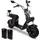 Rolektro Rolektro, E-Chopper 45, Schwarz, 45 km/h, 2 x 60V-25,6Ah Lithium-Akku, 3000 Watt - Schwarz