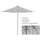 Doppler MyZone Ø 300 cm Grau