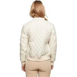 URBAN CLASSICS Diamond Quilt Nylon Jacket Jacke, whitesand, S