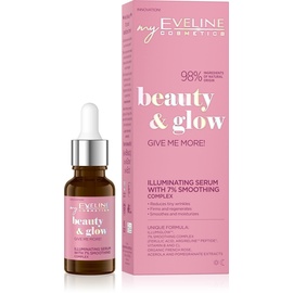 Eveline Cosmetics Beauty & Glow Aufhellendes Serum mit Glättungskomplex 7%, 18 ml