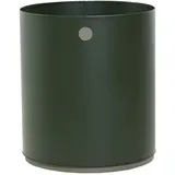 Cane-Line Pflanzgefäß Grow - 61 cm rund, 54 cm hoch) ADGT - Dark green / Taupe
