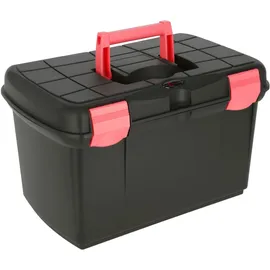 Covalliero Putzbox Arrezzo 40x25x24,5cm Schwarz/Fuchsia