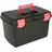 Covalliero Putzbox Arrezzo 40x25x24,5cm Schwarz/Fuchsia