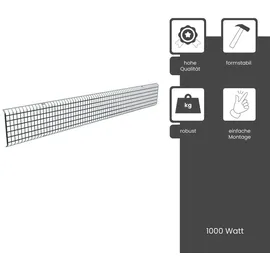 Fenix Schutzgitter Heizstrahler ECOSUN 1000W Schwarz für Terasse/Balkon