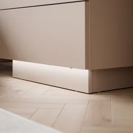 lookway Nachtschrank LINA 55 x 0 x 0 cm Beige