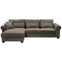 Uno Ecksofa beidseitig montierbar Angelina groß & braun ¦ Maße (cm): B: 318 H: 92 T: 197.0