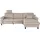 Candy Ecksofa 3,5-sitzig Polyester L-Form Grau