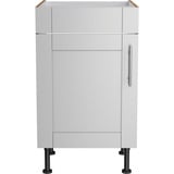 OPTIFIT Spülenschrank Ahus Breite 50 cm grau