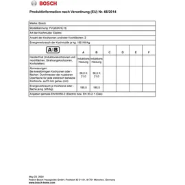 Bosch Serie 6 PVQ63KHC1E Induktionskochfeld Autark