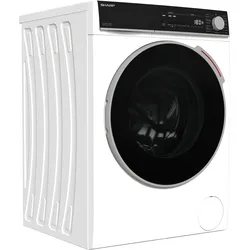 Sharp ES-NFB914CWA-DE Frontlader-Waschmaschine, 9 kg, 1400 U/Min., 15 Programme, Dampf-Zusatzfunktion, Invertermotor, AquaStop, Weiß