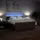 vidaXL Boxspringbett mit Matratze Dunkelbraun 180x200 cm Stoff