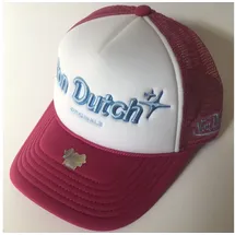 von Dutch Trucker Kappe Lund weiß/pink onesize