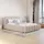 Juskys Catania 140 x 200 cm Beige inkl. Matratze
