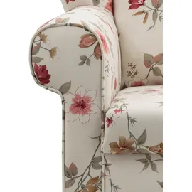 Home Affaire Sessel Asino Strukturstoff 80 x 102 x 86 cm Beige mit Hocker