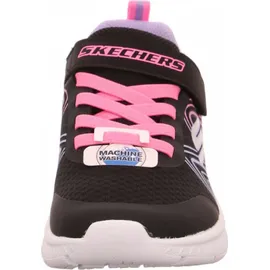 SKECHERS Microspec Plus - Swirl Sweet Kinder Mädchen Sneaker Schuhe 303535L BKMT, Schuhgröße:33 EU