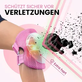 99flips Schoner Set Kinder - TÜV Skateboard Schützer Set Scooter Knieschoner