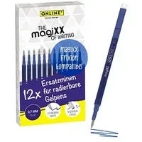 Online Schreibgeräte ONLINE® magiXX Gelschreiberminen blau 0,7 mm 12