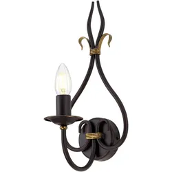 Windermere 1-flammige Wandleuchte - Rost/Gold