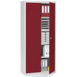 Deskin Stahlschrank mit Flügeltüren 5OH, Top Angebot 4251635600929 DESKIN