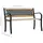 vidaXL Gartenbank 120 x 63 x 77 cm Braun