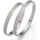 FIRETTI Trauring Schmuck Geschenk Gold 375 Hochzeit Ehering "LIEBE", Made in Germany, wahlweise mit oder ohne Brillant goldfarben|silberfarben 58