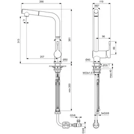 Ideal Standard CeraLook Einhebelmischer Chrom