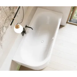 Bette BetteLux Oval V Silhouette Eckbadewanne 185 x 85 cm (3436-000CELVS)
