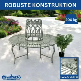 DanDiBo Ambiente Baumbank Ø 120 cm Grau