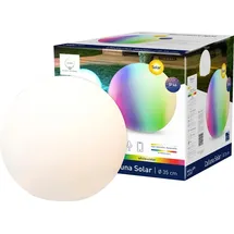 tint Dekoleuchte Kunststoff Ø 35 cm Solarleuchtkugel weiß