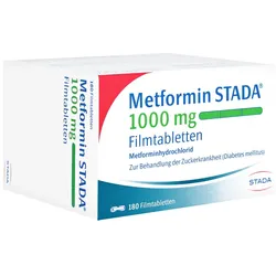 Metformin Stada 1.000 mg Filmtabletten 180 St