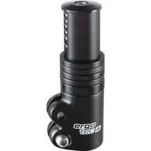Ergotec Vorbau A-Head Adapter Alu 1 1/8" Schwarz