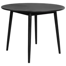 ZUIVER Esstisch Fabio Ø 100 cm Holz Schwarz