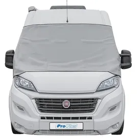 Preiswert&Gut Frontscheibenabdeckung kompatibel für FIAT Ducato X290 Weiß,Grau Wohnmobil UVSchutz (Grau)