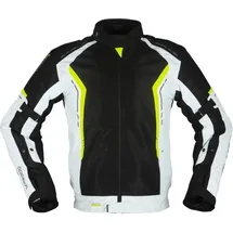 Modeka Khao Air Textiljacke Schwarz/Grau/Gelb L