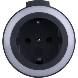 REV Ritter Funksteckdose 2+1 Schwarz 2 St.