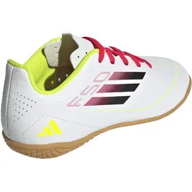 adidas F50 Club Indoor Boots Kinder Cloud White/Core Black/Solar Yellow 34