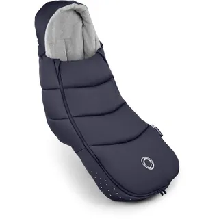 Bugaboo Ganzjahres Fußsack, unverzichtbares Kinderwagen-Zubehör für jede Jahreszeit, wasserdichter und atmungsaktiver Fußwärmer, Deep Indigo