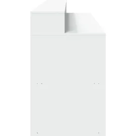 vidaXL Schreibtisch Gamingtisch Weiß