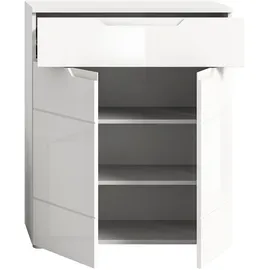 INOSIGN CAPRI 80 x 97 x 37 cm weiß hochglanz / weiß