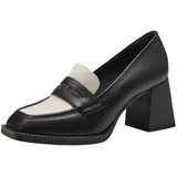 TAMARIS Damen Trotteur Leder; Black Combined/schwarz; 37 EU