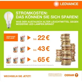 LEDVANCE SMART+ Volks Licht E27, 6 W, Filament