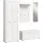 OTTO home AOSTA Garderobenschrank 184 x 35 x 191 cm weiß