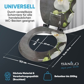 Sanilo WC-Sitz »Pretty«, mit Absenkautomatik