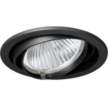 LTS Licht & Leuchten Einbaustrahler 42W 3er Pack schwarz