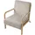 Beliani Sessel SORSELE Cord 72 x 71 x 70 cm Beige