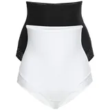 bonprix Shapingpants 2 St. Schwarz 48