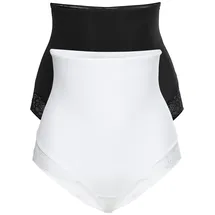 bonprix Shapingpants 2 St. Schwarz 48