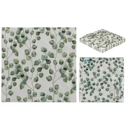 ootb Papier-Servietten, Eucalyptus-Blätter, 3-lagig