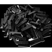 LEGO LEGO® 2x8 Steine Schwarz - 3007 NEU! Menge